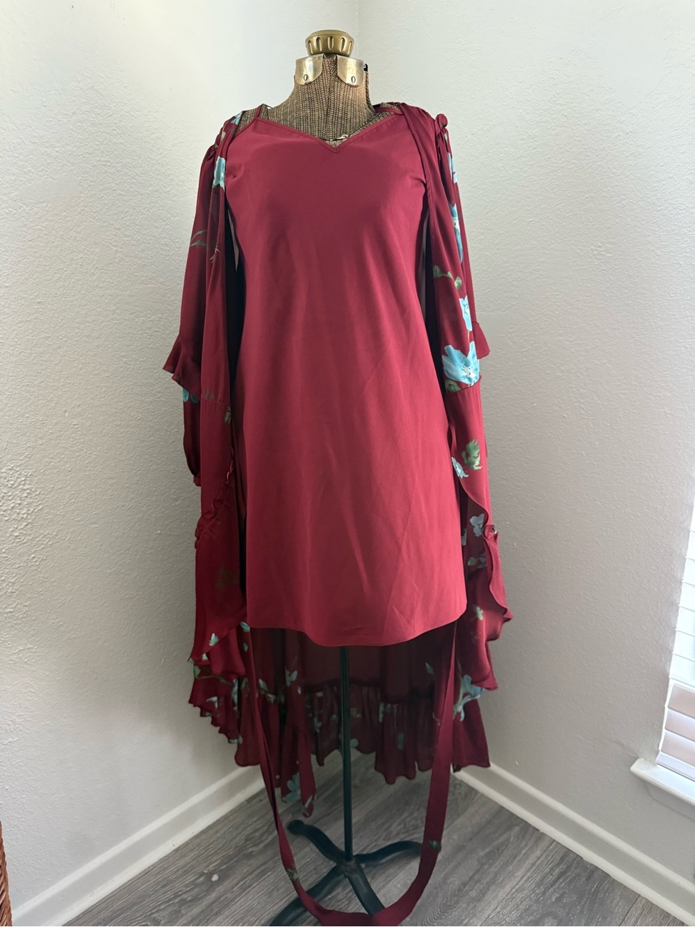 Silk Wrap Dress - Picture 7 of 8
